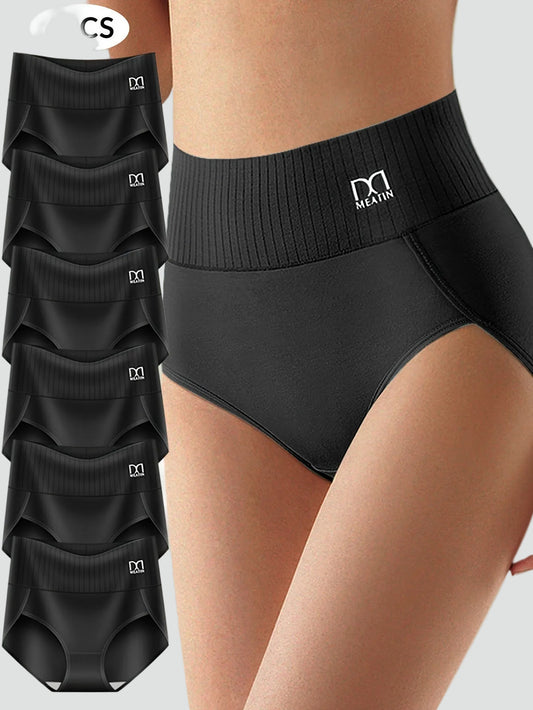 Dame højtaljede shapewear trusser i 6 pak med mavekontrol