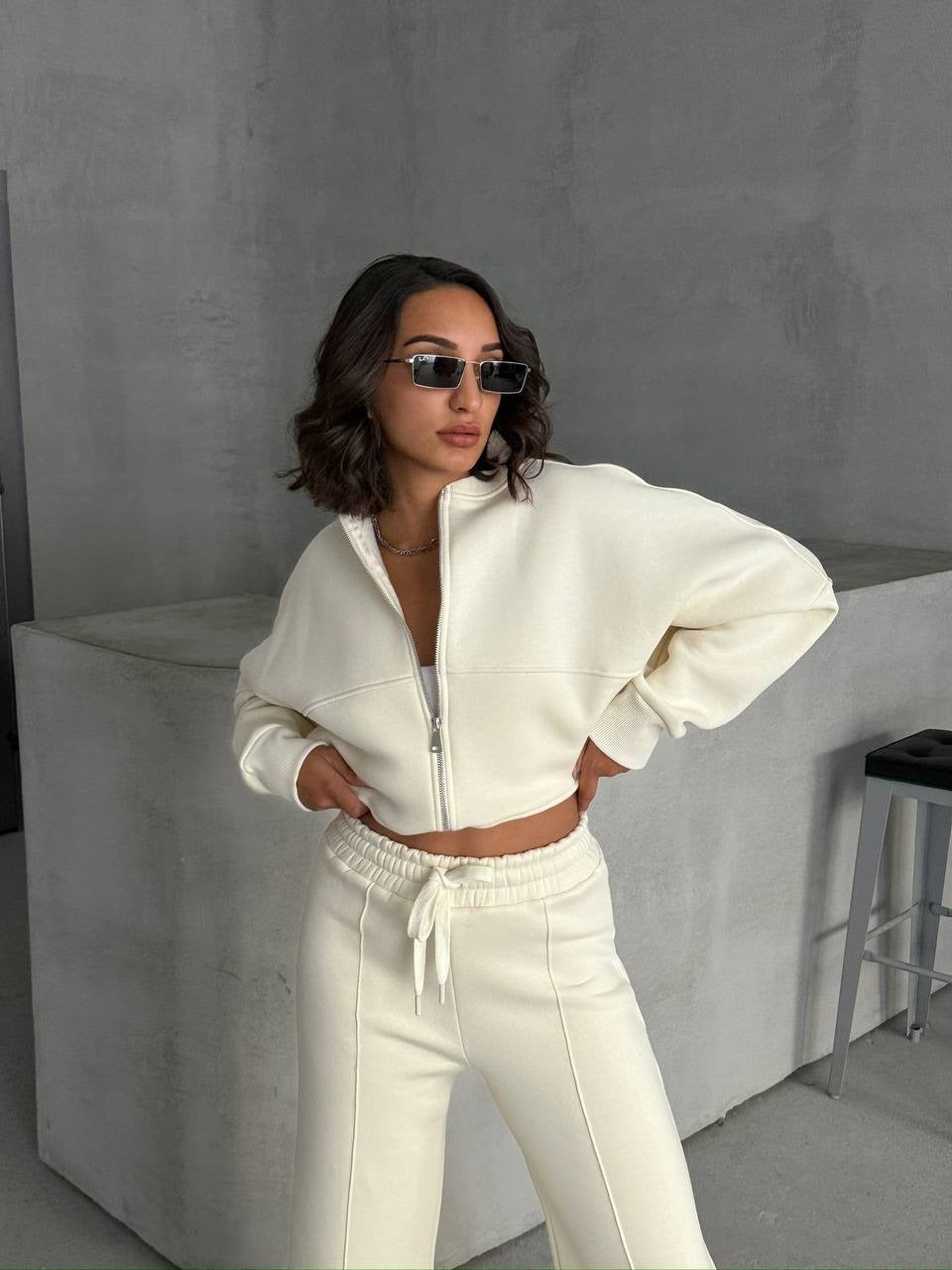 Luksuriøst 3-delt Træningssæt til Damer med Vest Top og Bukser