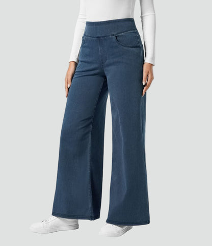 Komfortable og Stilfulde Damejeans med Høj Talje