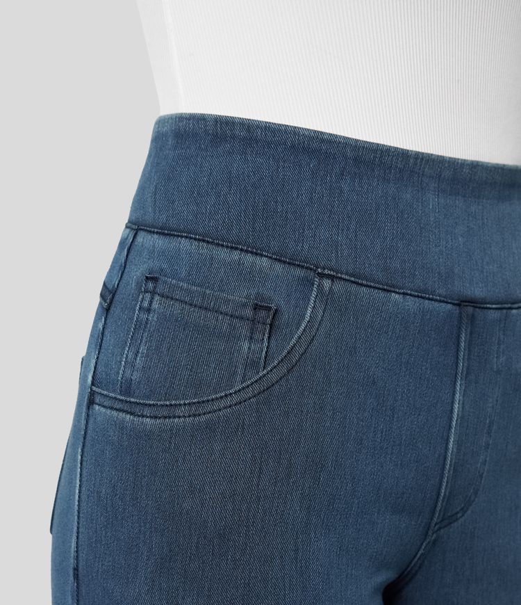 Komfortable og Stilfulde Damejeans med Høj Talje