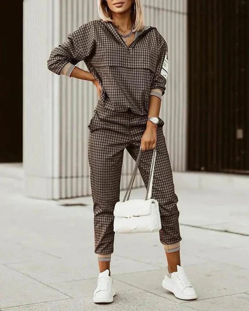 Premium Joggingdragt Luksuriøst Hjemmesæt til Kvinder