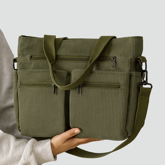 Chic Urban Corduroy Skuldertaske til Damer