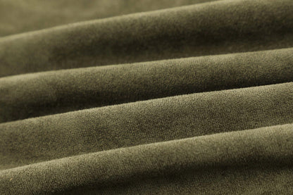 Dame ruskindsjakke med trykknapper og brystlommer