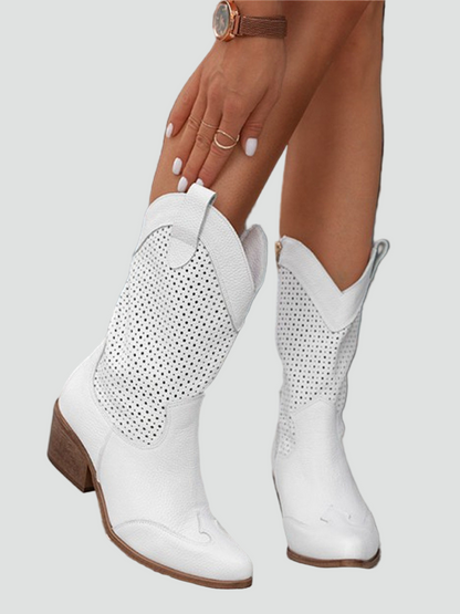 Stilfulde Trendy Cowboy Støvler til Kvinder