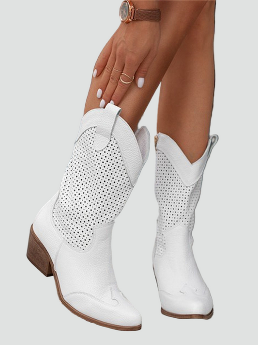 Stilfulde Trendy Cowboy Støvler til Kvinder