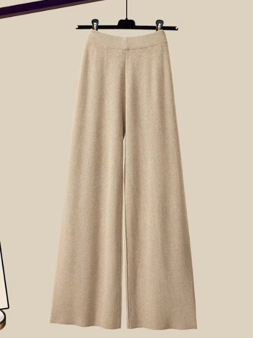 Stilfuldt 3-delt Sæt til Damer med Oversized Bukser