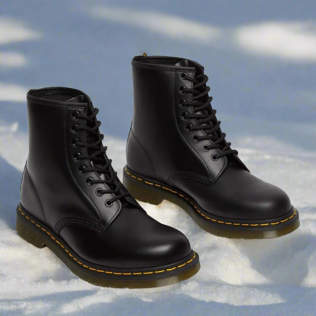 Stærke Varme Dame Combat Støvler Til Vinterdage