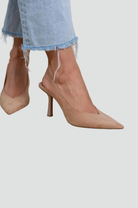 Dame elegante stiletter med spids tå og slank høj hæl